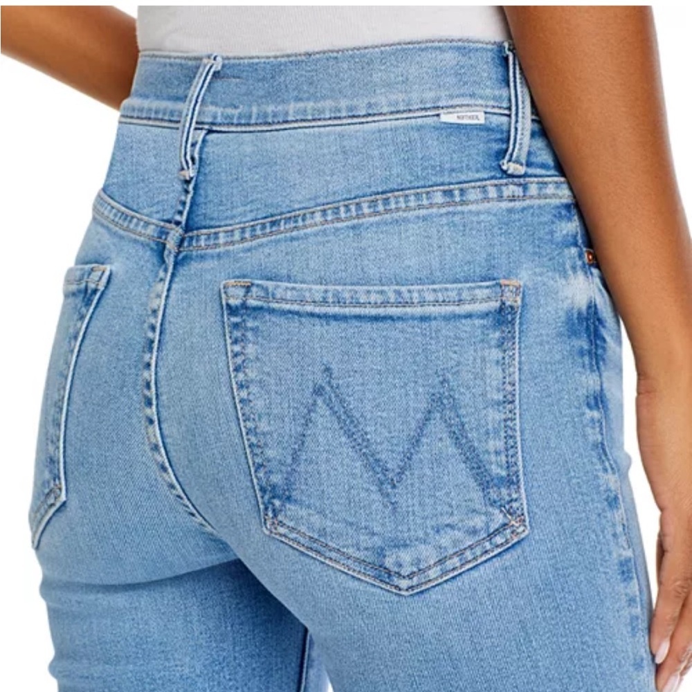 MOTHER The Weekender In Blessing In Disguise Mid Rise Flare Leg Med. Blue SZ 31 - Picture 8 of 16